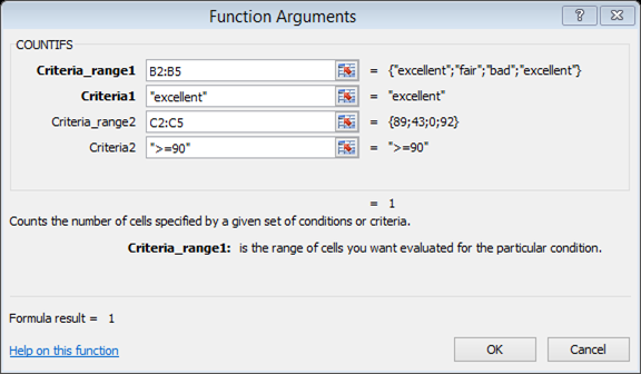 Not known Facts About Excel Countif Function