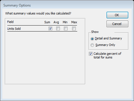 calculate options